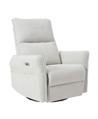 270 Swivel Rocker Recliner, Small Space Sofa, Fabric