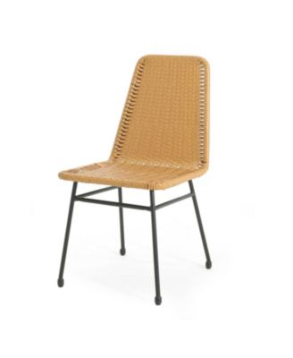 Light Brown Chair (Set of 2) and Dark Brown accent table