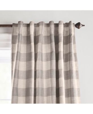 Grainger Buffalo Check Blackout Window Curtain