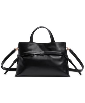 Poppy Small Leather Drawstring Crossbody