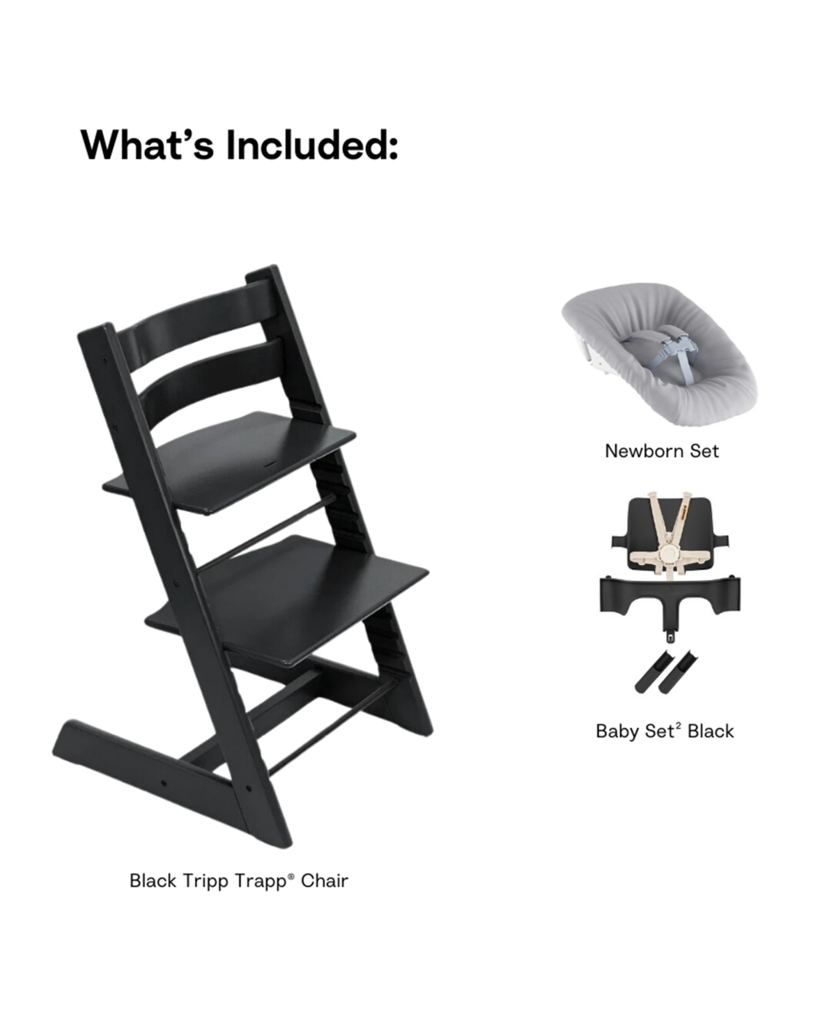 Stokke Baby Tripp Trapp High Chairâ² And Newborn Set In Multi