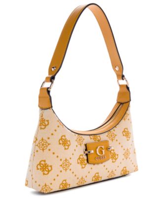 Neda 4G Peony Logo Small Top Zip Shoulder Bag