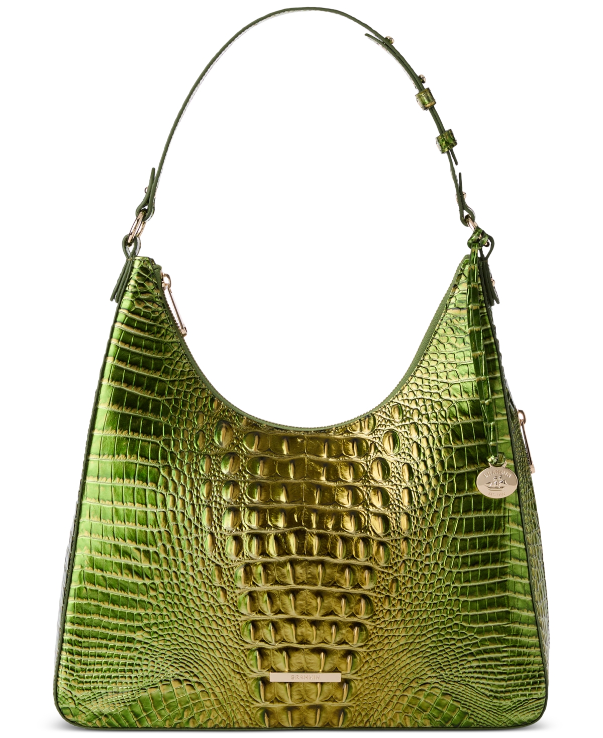 Tabitha Melbourne Leather Shoulder Bag - Cacti Green