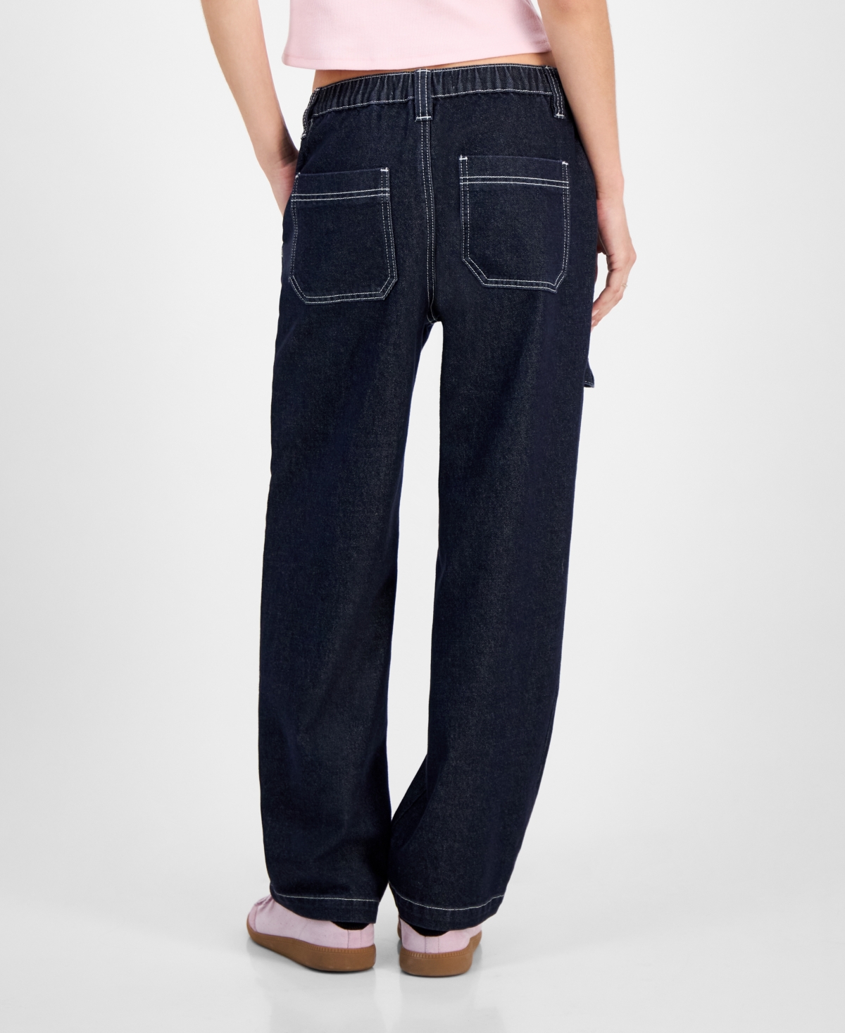 MADDEN GIRL JUNIORS' UTILITY SKATER JEANS 