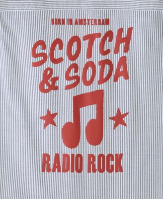 Big Boys Graphic Oxford Shirt