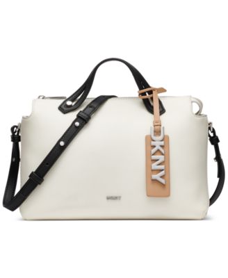Louisa Small Logo Charm Satchel