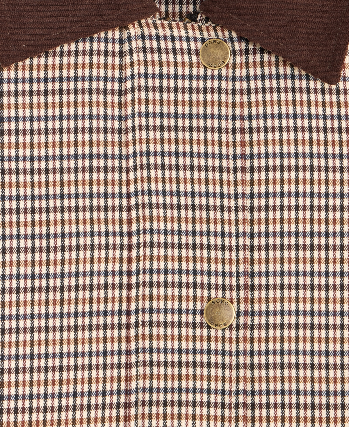 Bcbgmaxazria Women's Corduroy-collar Barn Jacket, Exclusively At Macy's In Multi