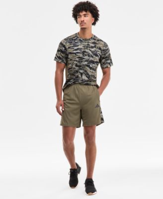 adidas - Men's Regular-Fit Camouflage 7" Training Shorts