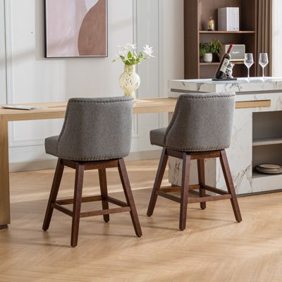 Streamdale Ergonomic Swivel Chair with Curved Back and Cushioned Seat