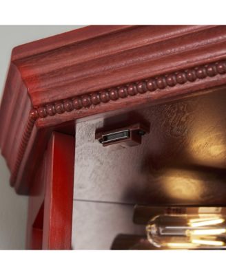 Elegant 3-Side Glass Display Curio Cabinet with Adjustable Shelves