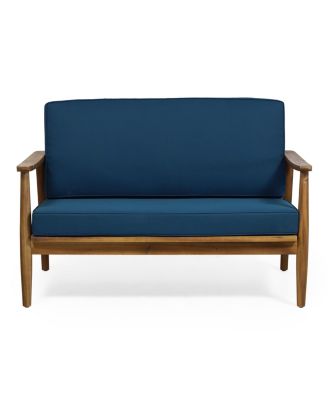 Streamdale Willowbrook Acacia Wood Loveseat And Coffee Table Set