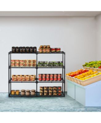 Streamdale Heavy-Duty 4-Shelf Wire Rack 2-Pack (880 lbs)