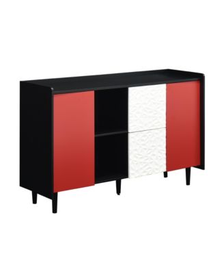 Accent Sideboard with Drawer and Open Shelves