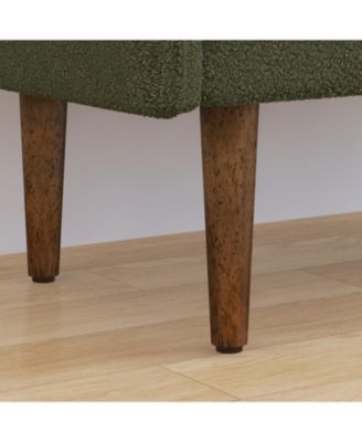 Teddy Velvet Storage Stool (46" x 17" x 22")