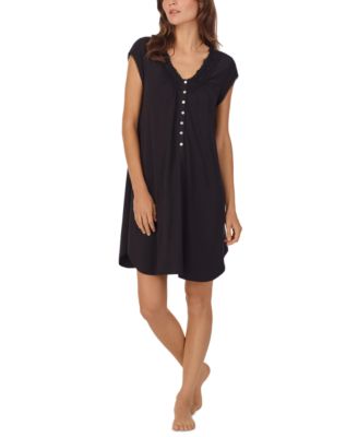 Eileen West - Women's Cap-Sleeve Lace-Trim Chemise