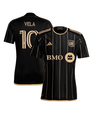 adidas - Men's Carlos Vela Black LAFC 2024 Primary Replica Player Jersey