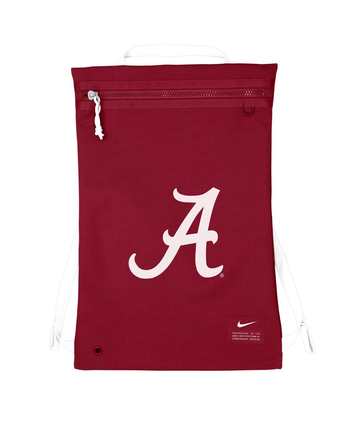 Nike Alabama Crimson Tide Utility Gym Sack Bag In Red