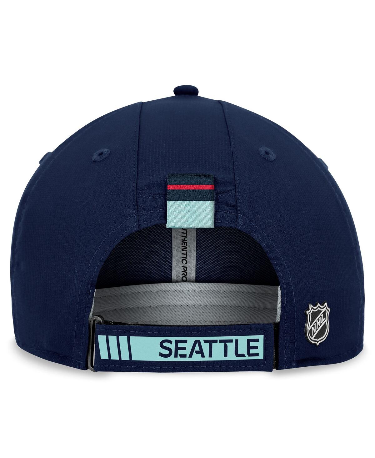 Fanatics Men's Blue Seattle Kraken Authentic Pro Rink Adjustable Hat