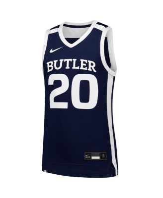 Big Boys and Girls 20 Navy Butler Bulldogs Replica Basketball Jersey