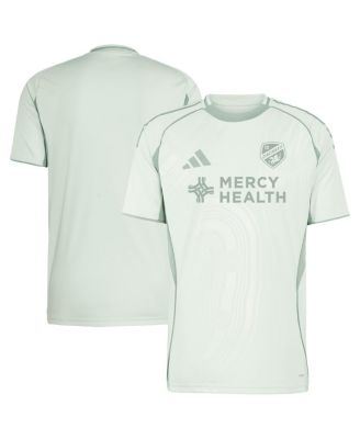 adidas - Men's Light Green FC Cincinnati 2025 One Planet Pre-Match Top