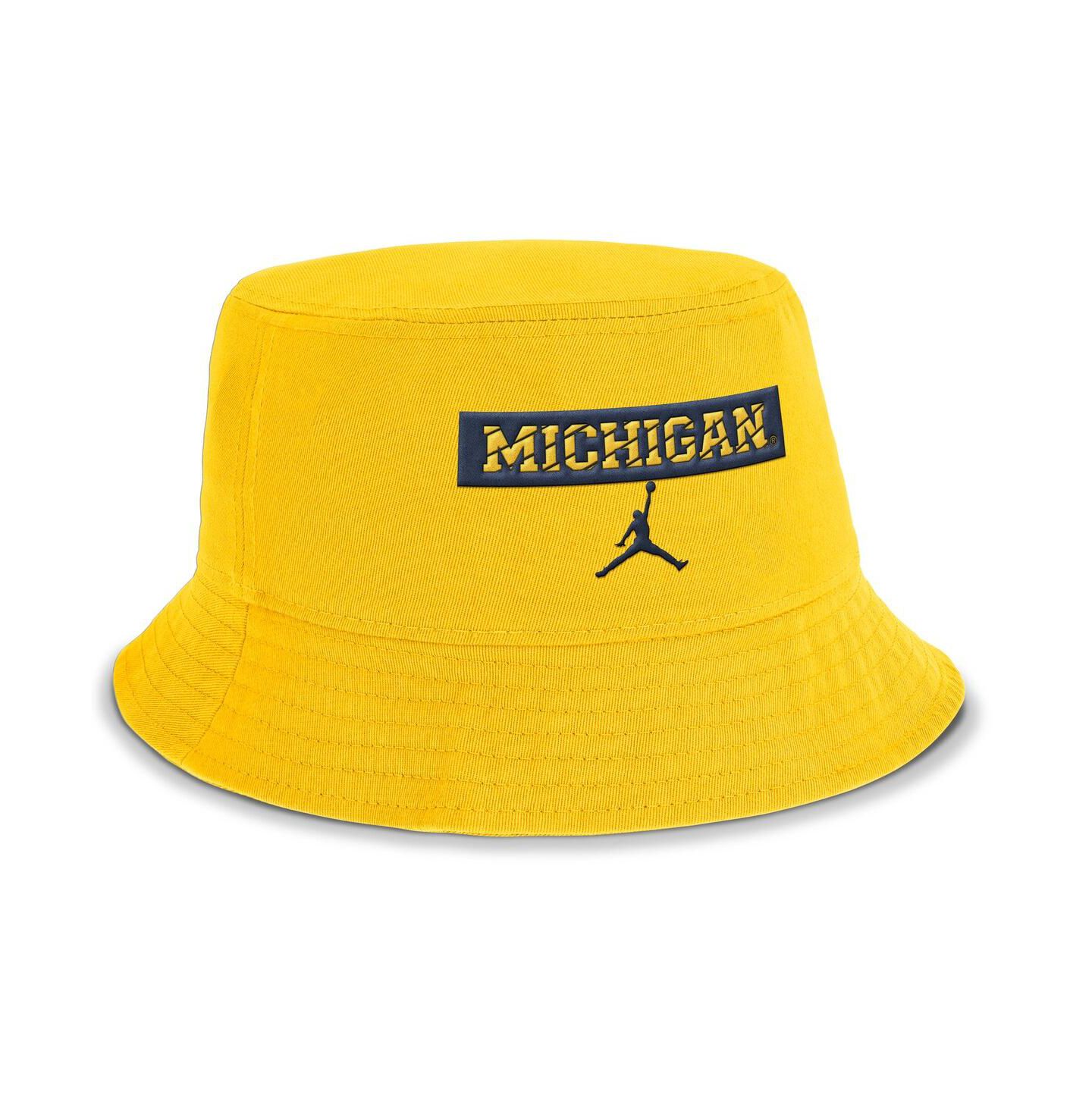 Мужская панама Jordan Maize Michigan Wolverines Apex Bucket Hat — фото 2
