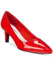Macy's sales red pumps