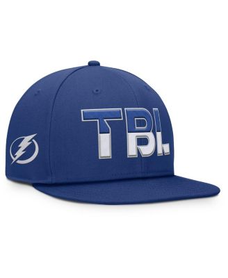 Men's Blue Tampa Bay Lightning Authentic Pro Rink Snapback Hat