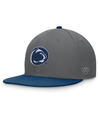 Top of the World - Men's Gray/Navy Penn State Nittany Lions Rally Two-Tone Fitted Hat