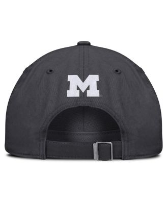 Men's Anthracite Michigan Wolverines Club Adjustable Hat