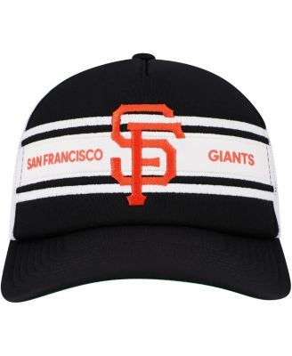 Men's Black San Francisco Giants Sideline Trucker Adjustable Hat