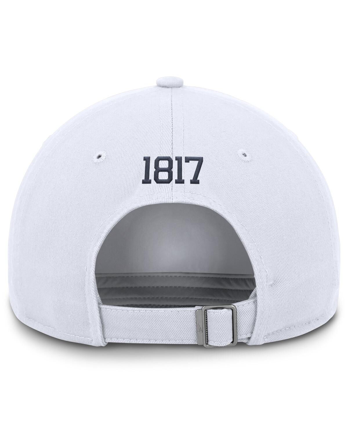 Nike Men's White Michigan Wolverines Club Swoosh Performance Adjustable Hat