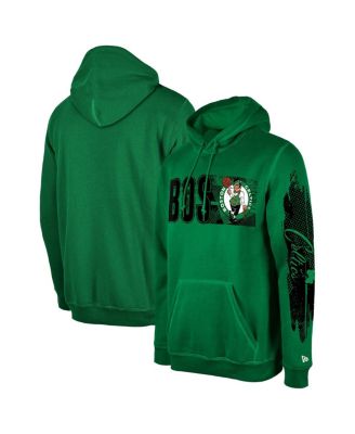 New Era - Men's Boston Celtics Green Tip-Off Collection Pullover Hoodie