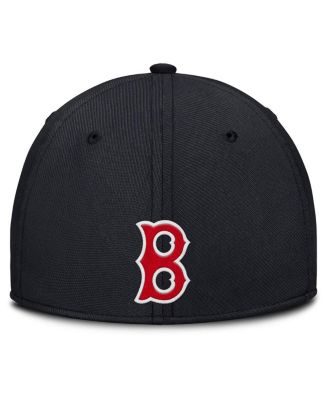 Men's Gray/Navy Boston Red Sox Rise Swoosh Performance Flex Hat