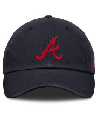 Men's Navy Atlanta Braves Club Adjustable Hat