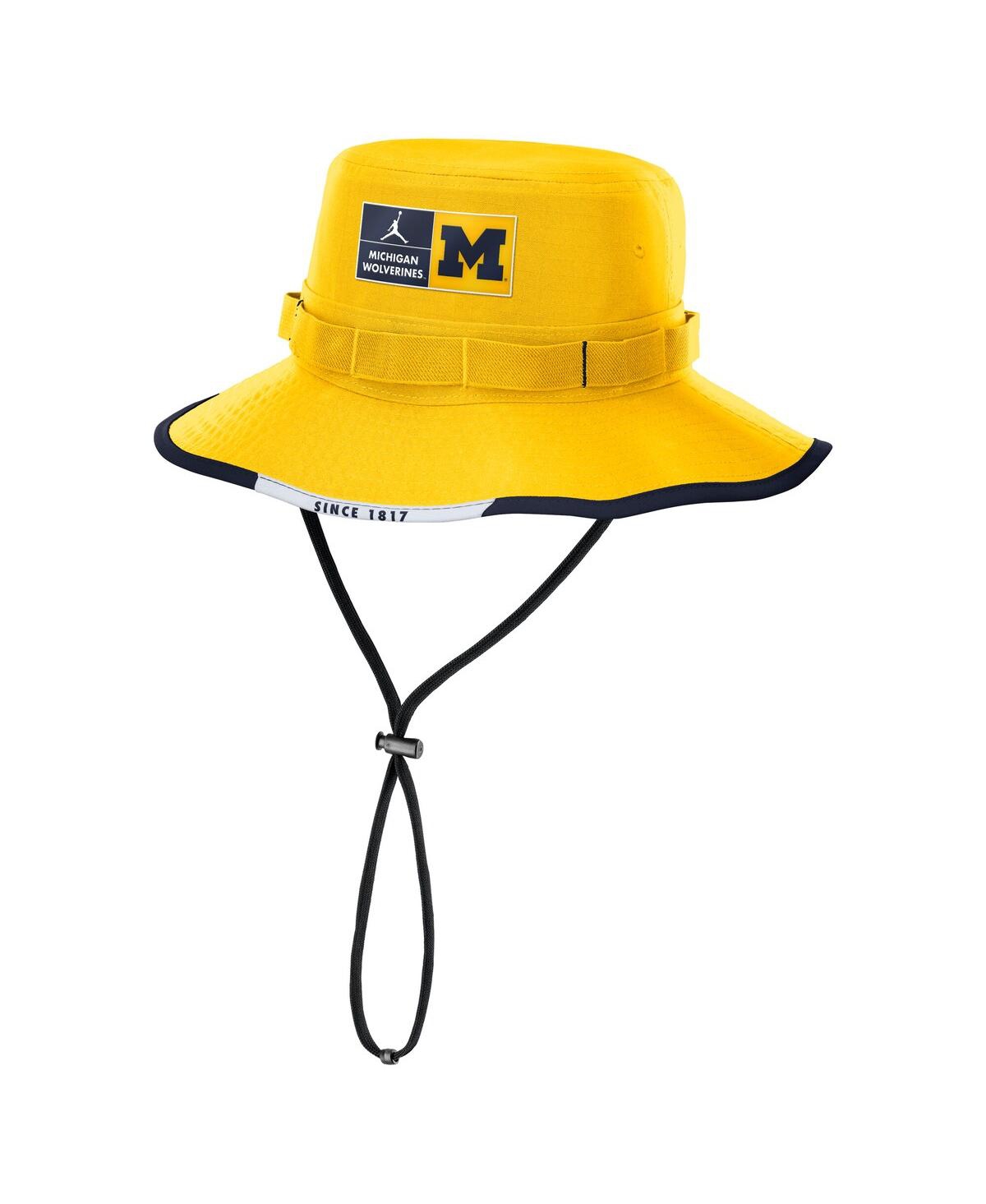 JORDAN MEN'S MAIZE MICHIGAN WOLVERINES APEX SWOOSH BOONIE HAT 