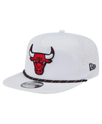 Men's White Chicago Bulls Performance Rope Golfer Adjustable Hat