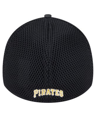 Men's Black Pittsburgh Pirates Subtle Camo 39THIRTY Flex Hat