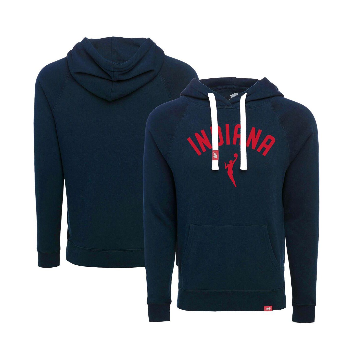 Худи Sportiqe Navy Indiana Fever Olsen Tri-Blend Pullover — фото 1