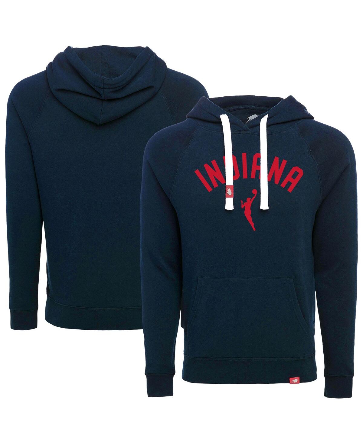 Men's and Women's Navy Indiana Fever Olsen Tri-Blend Pullover Hoodie - Navy