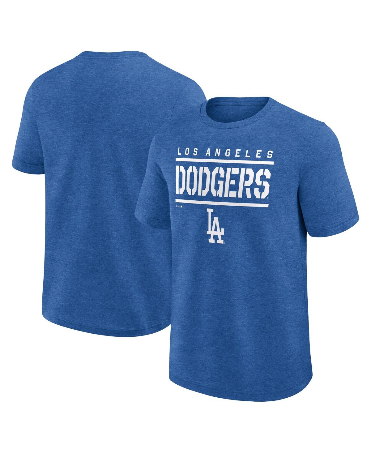 Fanatics Men's Heather Royal Los Angeles Dodgers Top Notch T-shirt