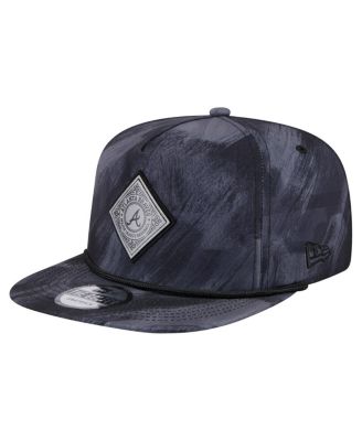 New Era - Men's Navy Atlanta Braves Printed Golfer Snapback Hat