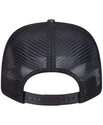 Men's Black Chicago Cubs Adventure Drinks Pattern 9SEVENTY Stretch-Snap Hat