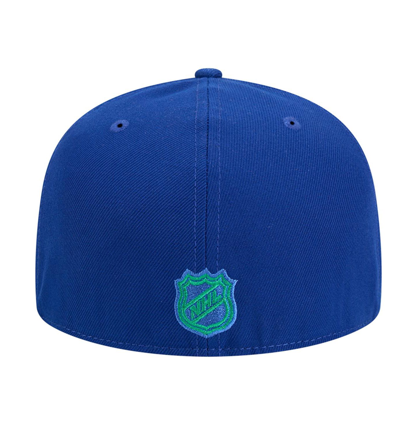 Мужская кепка New Era Blue Vancouver Canucks Core 59FIFTY Fitted Hat — фото 4