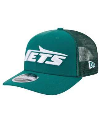 New Era - Men's Green New York Jets Main Trucker 9SEVENTY Stretch snap Hat