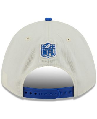 Men's Cream/Royal Los Angeles Rams 2025 NFL Draft 9FORTY A-Frame M-Crown Adjustable Hat