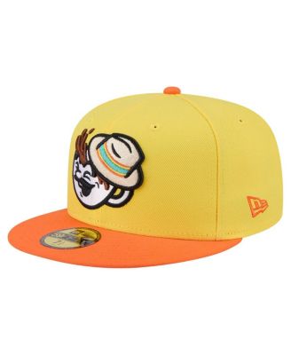 New Era - Men's Yellow Spokane Indians Copa de la Diversi&oacute;n 59FIFTY Fitted Hat