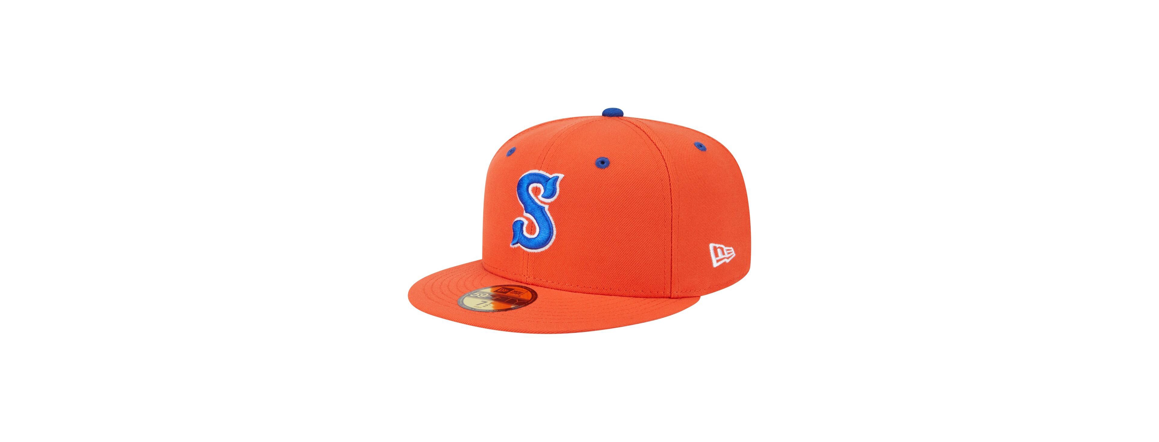 New Era Men's Orange Syracuse Mets Authentic Collection 59FIFTY Fitted Hat