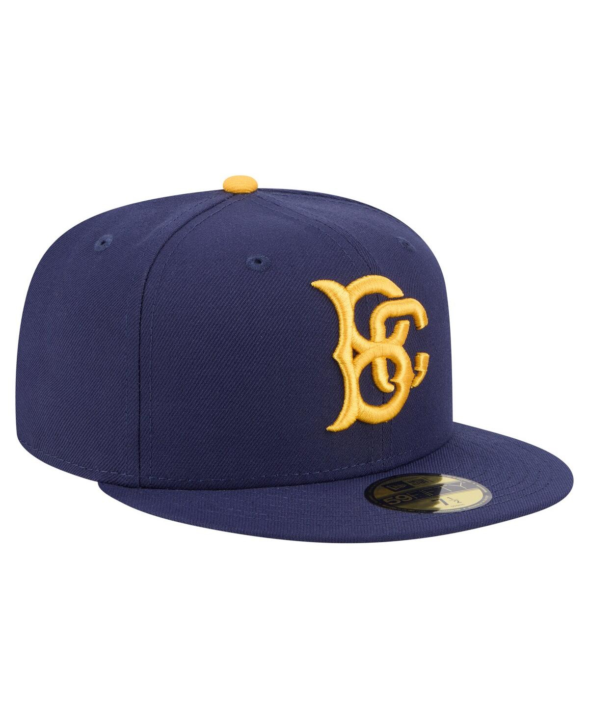 New Era Men's Navy Brooklyn Cyclones Authentic Collection 59fifty Fitted Hat