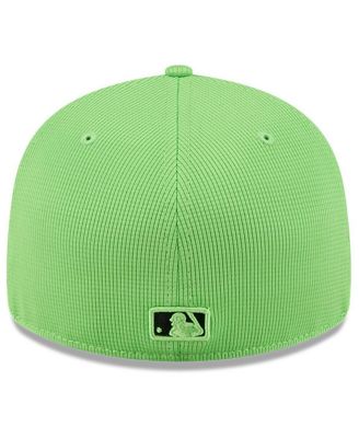 Men's Neon Green Tampa Bay Rays City Connect Batting Practice Low Profile 59FIFTY Fitted Hat