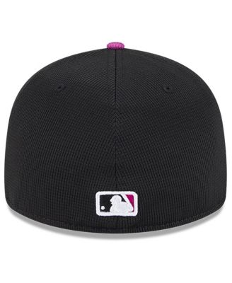 Men's Charcoal/Purple New York Mets City Connect Batting Practice Low Profile 59FIFTY Fitted Hat